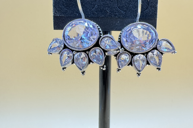 White stone studs 