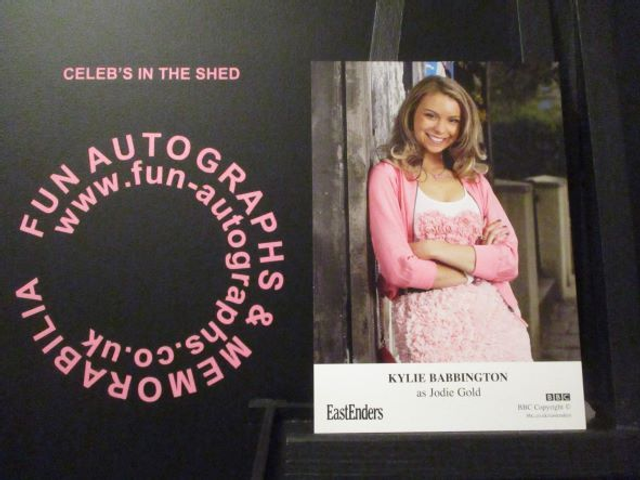 Kylie Babbington (Jodie Gold) Original EastEnders Cast Card