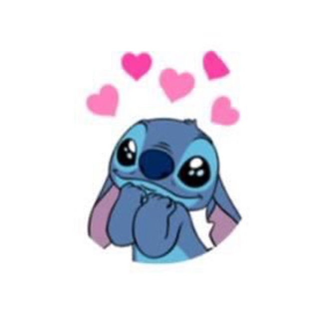 Stitch Hearts Sticker G7