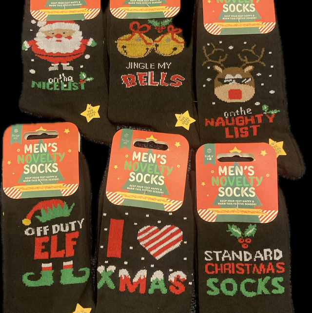 Men’s Xmas socks 