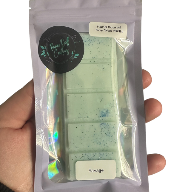 Soy Wax Melt Large Snap Bar  - Savage