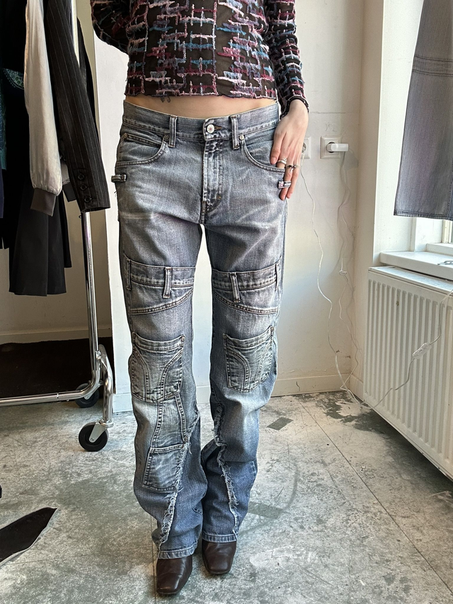 reconstructed jeans