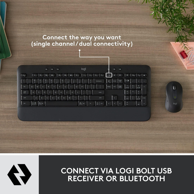 Logitech, MK650- wireless keyboard and mouse 