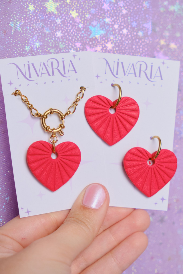 Colección San Valentín | Set corazones rojos