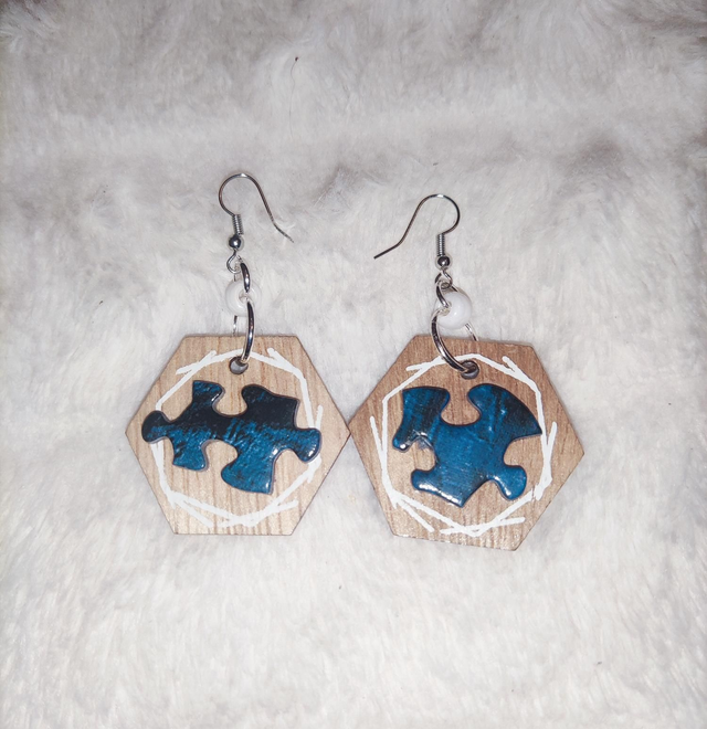 Boucles d'oreilles ''Puzzle'' 