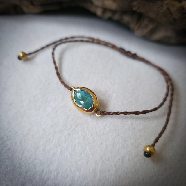 Pulseira A Lágrima da Deusa com Crisocola