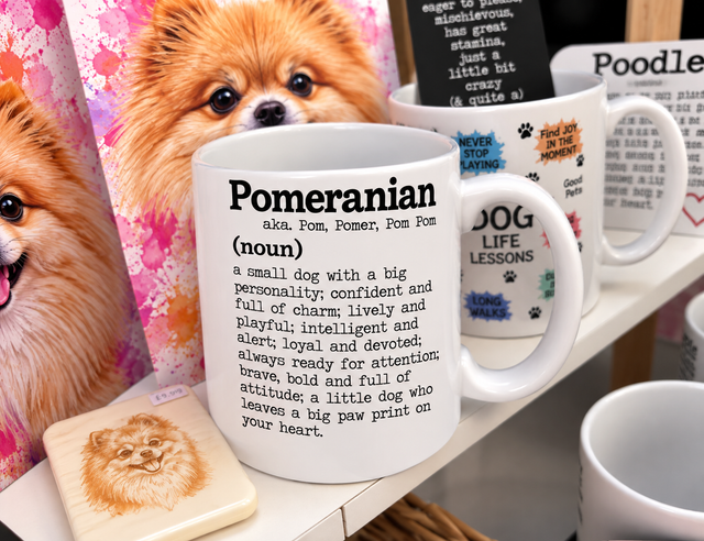 Dog Breed Definition Mug – Pomeranian | Funny Dog Lover Gift