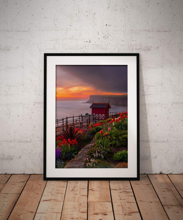 A Moody Sunrise At The Fossil Garden, Saltburn