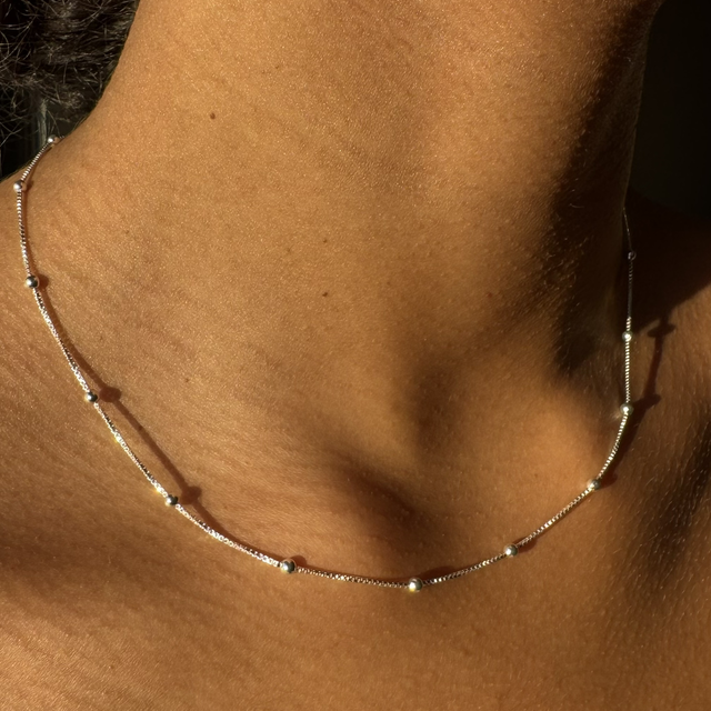 Corrente bolinhas 40cm