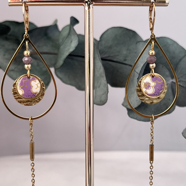 Boucles d’oreilles acier inoxydable 