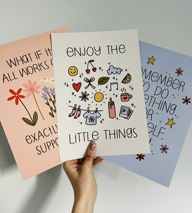 Hannah Clinton - A4 Lovely Prints