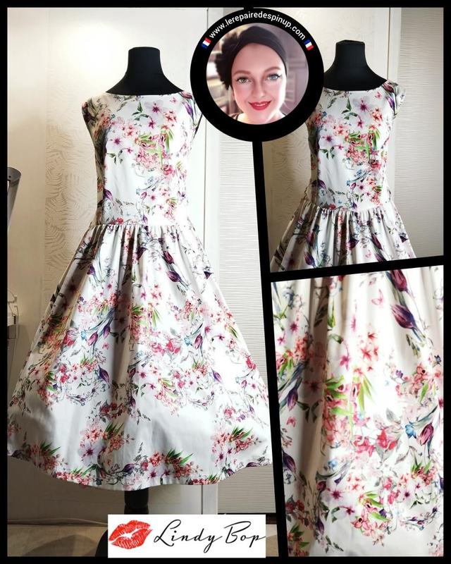 Robe Lindy Bop Audrey Watercolour Bouquet T44