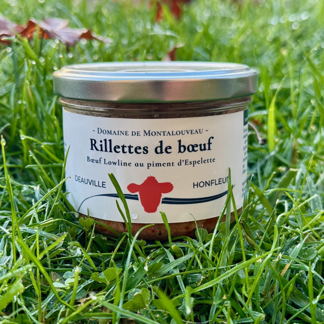 Rillettes de Lowline au piment d'espelette - 180g