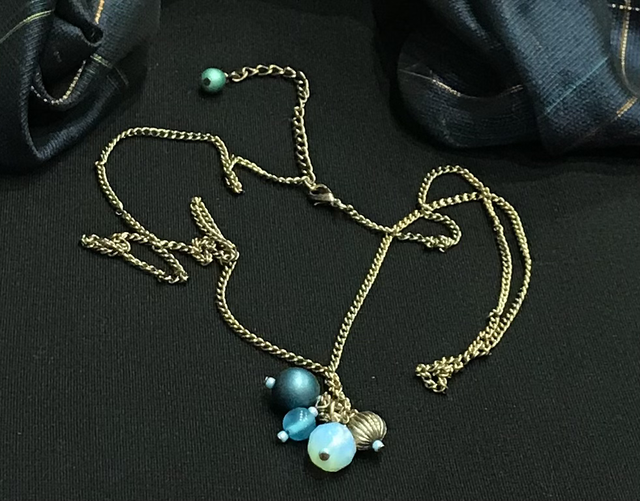 Mixed Blue Necklace - NEC23