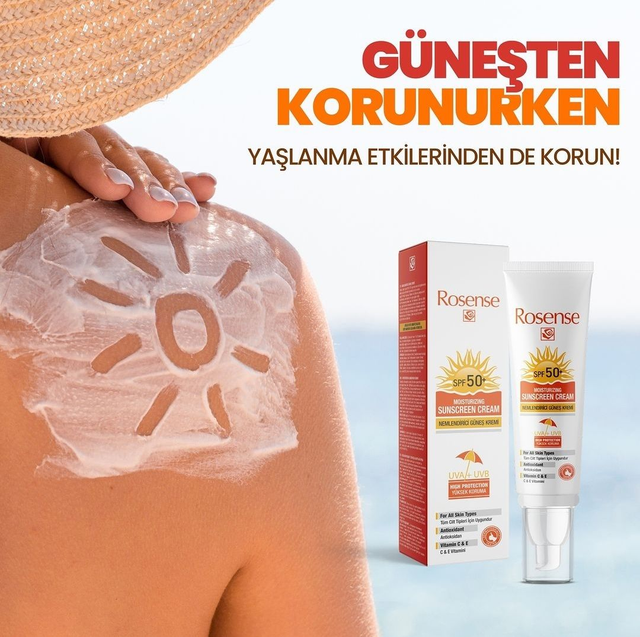 ROSENSE Nawilżający Krem Przeciwsłoneczny 50 SPF