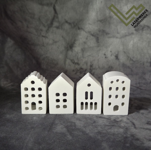 4er-Set Häuschen / Keraflott