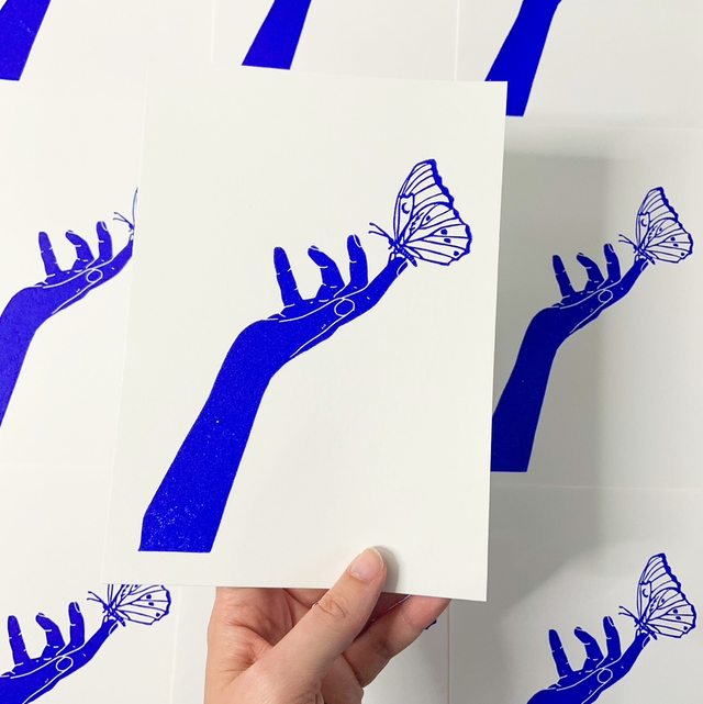 Ephémère - Le papillon au bout des doigts