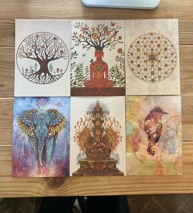 Carte postale papier recyclé 