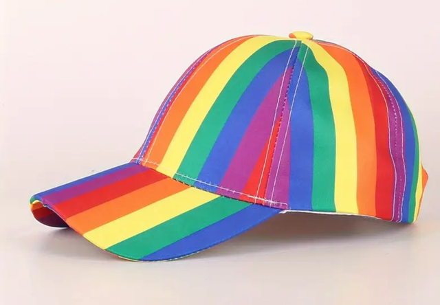 Rainbow baseball cap