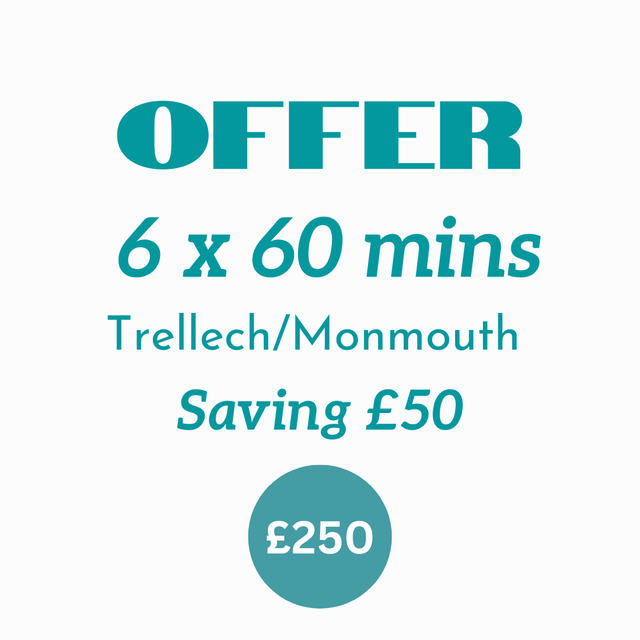 OFFER Block of 6 x 60 mins Shiatsu (to be used within 6 months of purchase)