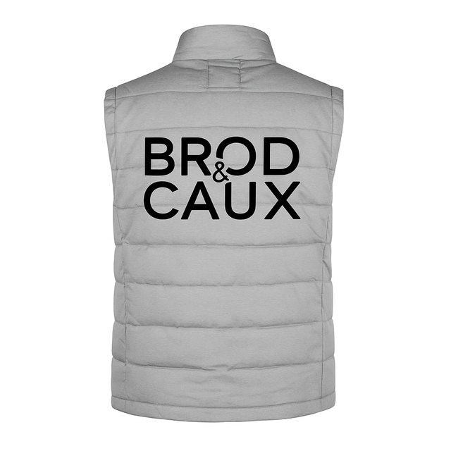 Doudoune Sans manches - Broderie dos Personnalisé