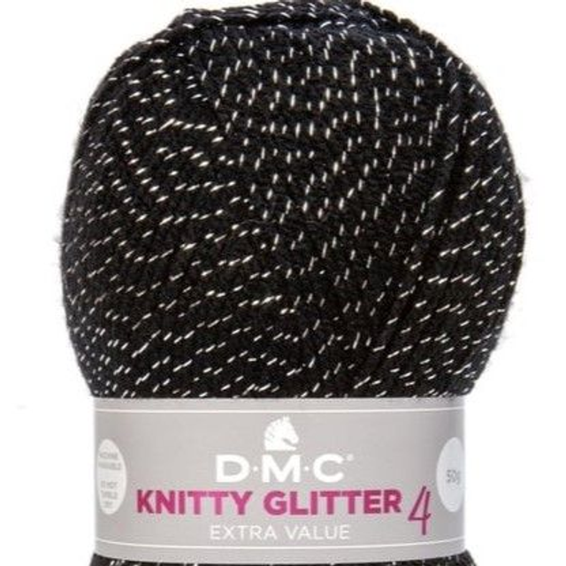 Knitty Glitter noir X5
