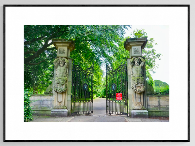 Calderstones Park Gates - Print
