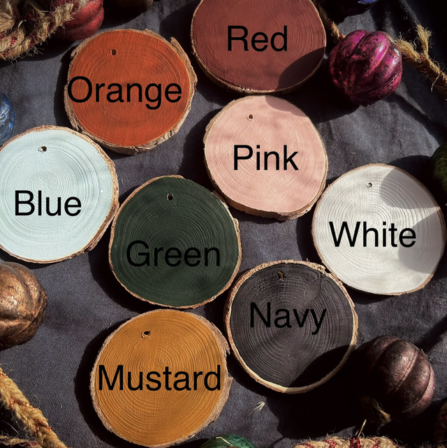 PRE ORDER - Custom Name Christmas Decoration - Hand Painted