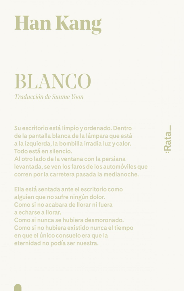 Blanco – Han Kang