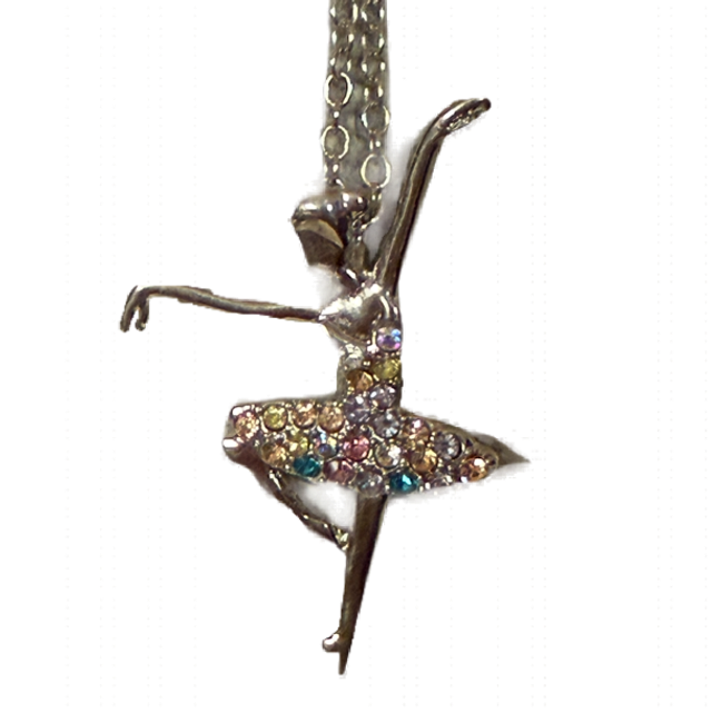 Rainbow Ballerina Necklace