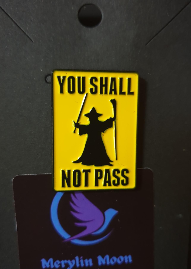 You Shall Not Pass Pin Badge 