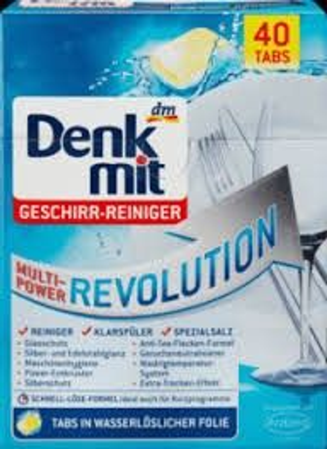 Denk mit Geschirr-Reiniger Tabs