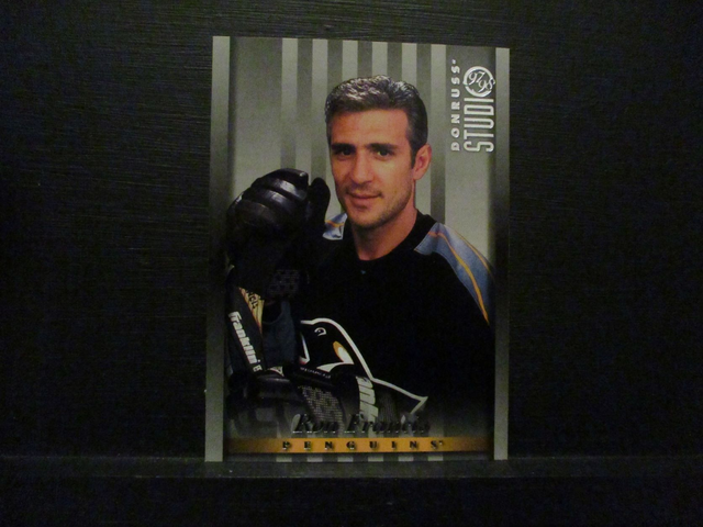 Ron Francis - NFL 1997 Donruss Studio Ice Hockey Original Trading Card #74