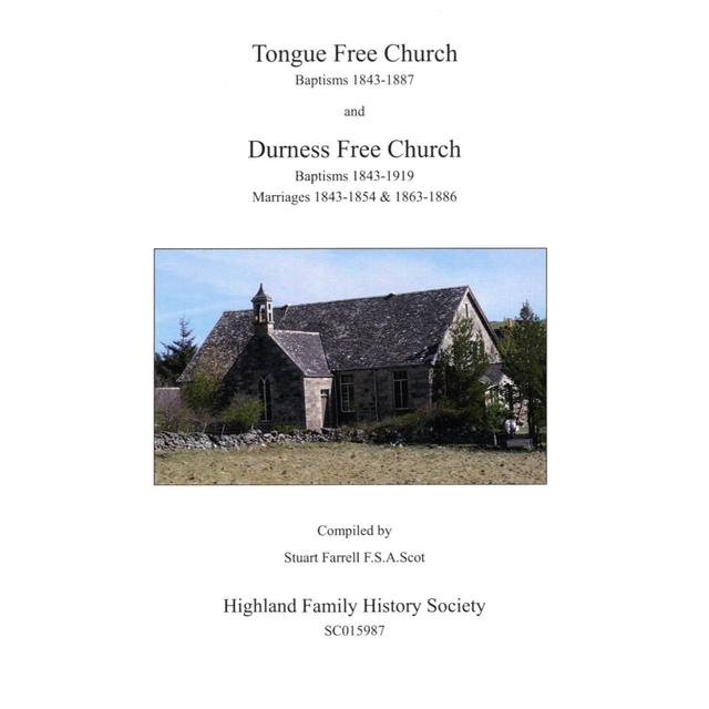 Tongue, Sutherland Free Church and Durness Free Church Births and Marriages