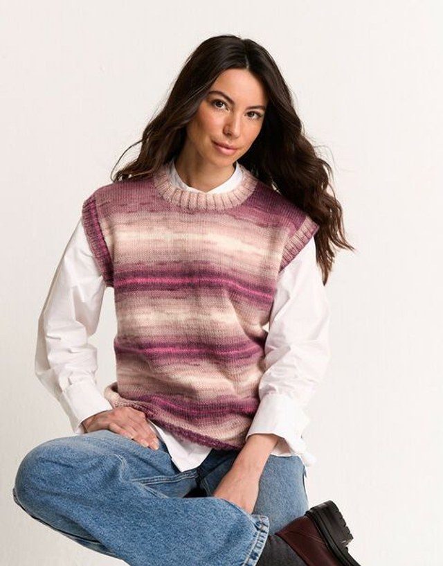 Crew Neck Vest Pattern 10792