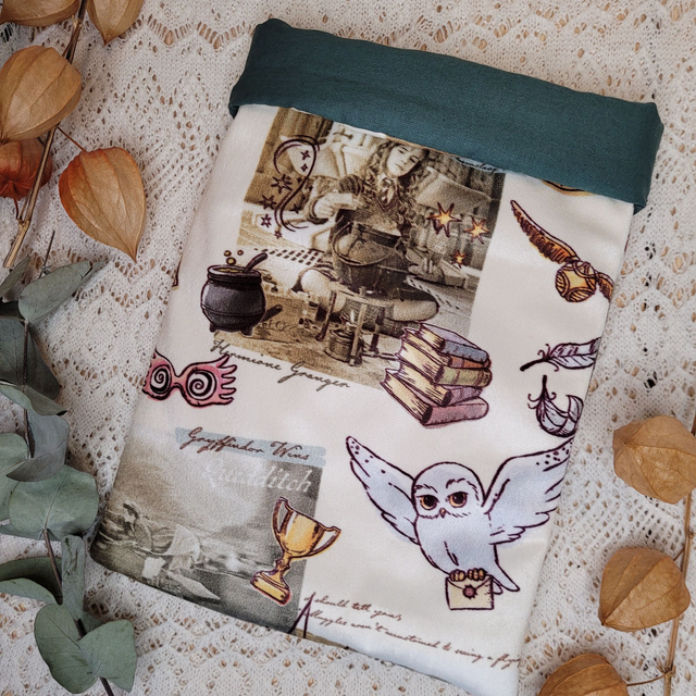 Pochette Doublée pour broché - Hermione - Vert forêt