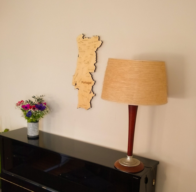 A06 – Carte du Portugal - décoration murale design