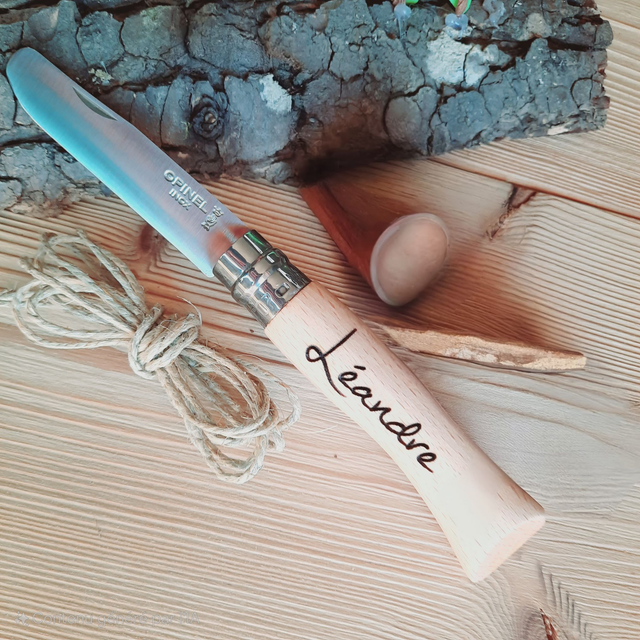 Couteau Enfant Opinel n°7 - Personnalisé