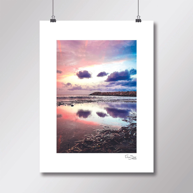 Affiche « Crépuscule en miroir »