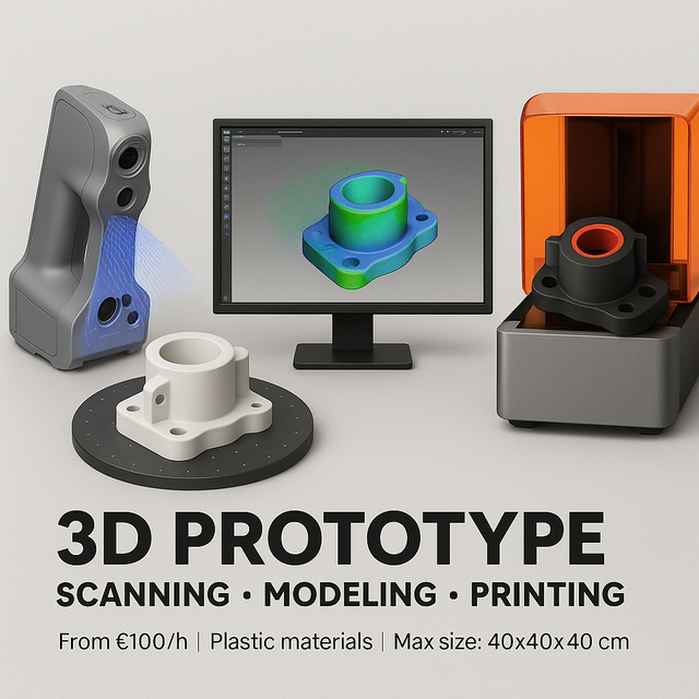 Modellazione, scansione e stampa 3d