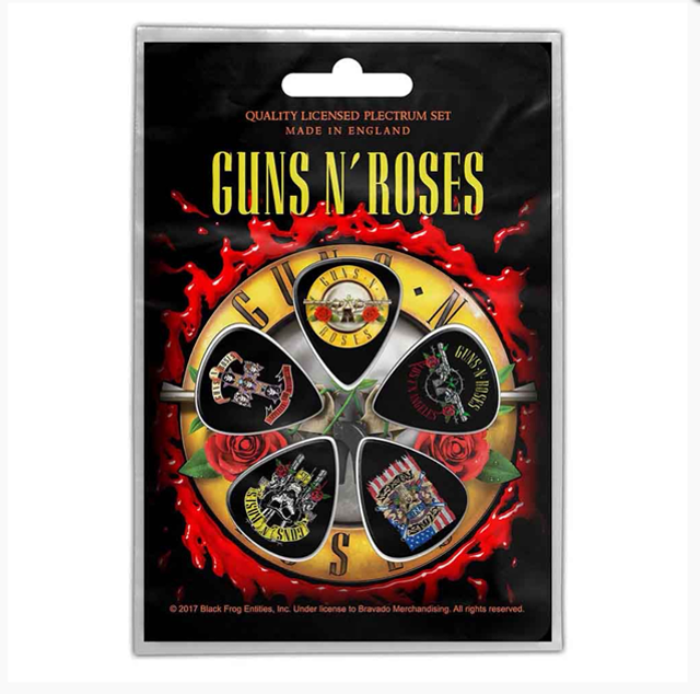 GUNS N' ROSES PLECTRUM PACK: BULLET LOGO