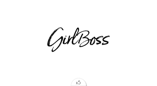 Tatouage &quot;Girl BOSS&quot;