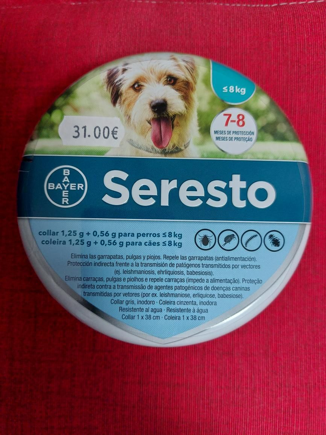 Seresto Collar, Razas pequeñas 38cm