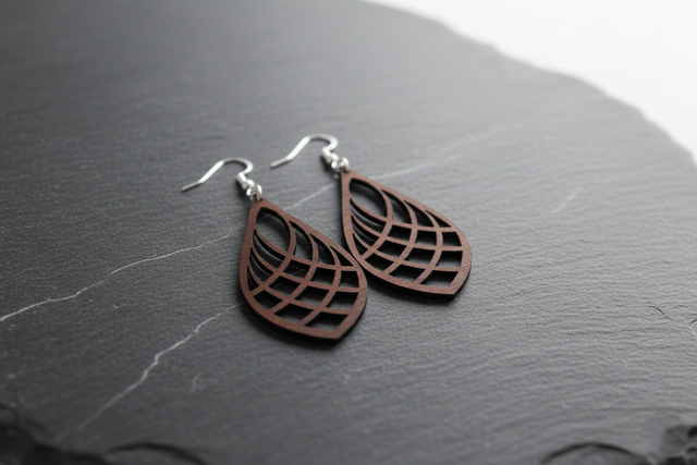 BOUCLE D'OREILLE N°9 : La toile