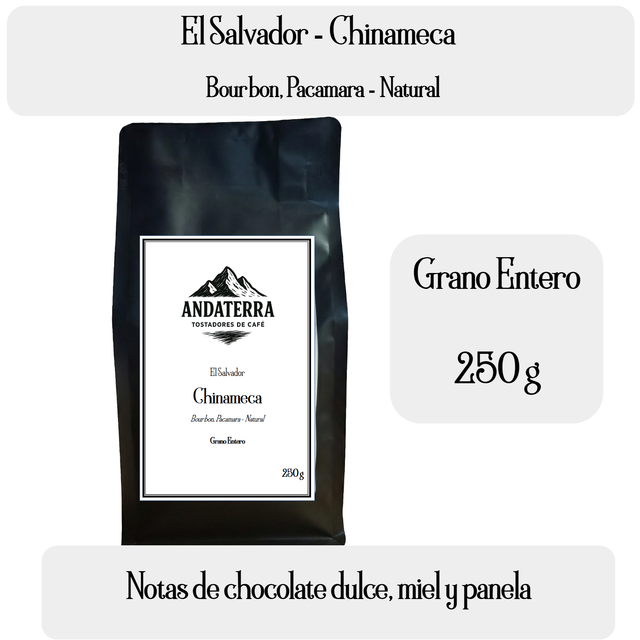 Café El Salvador Grano Entero 250 g Natural Tueste Suave