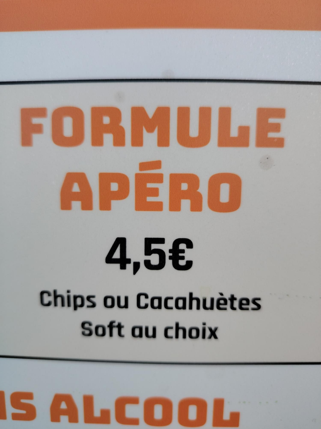 Formule apéro 
