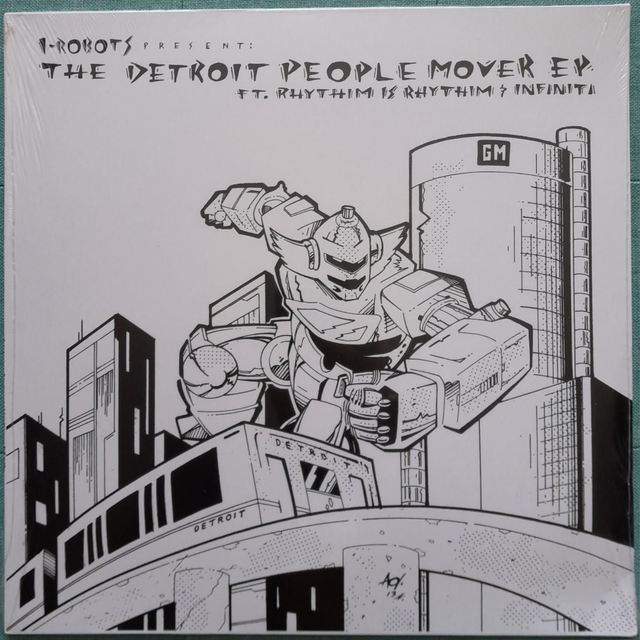 I-Robots Present: The Detroit People Mover E.P. Ft. Rhythim is Rhythim & Infiniti - OPCM 12 069 - 12"