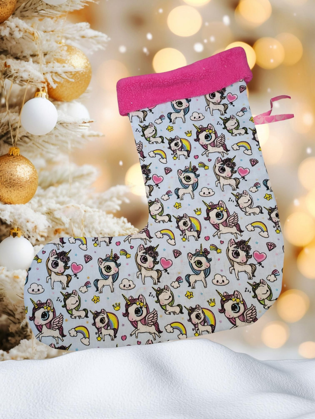 Chausette de Noël Licorne