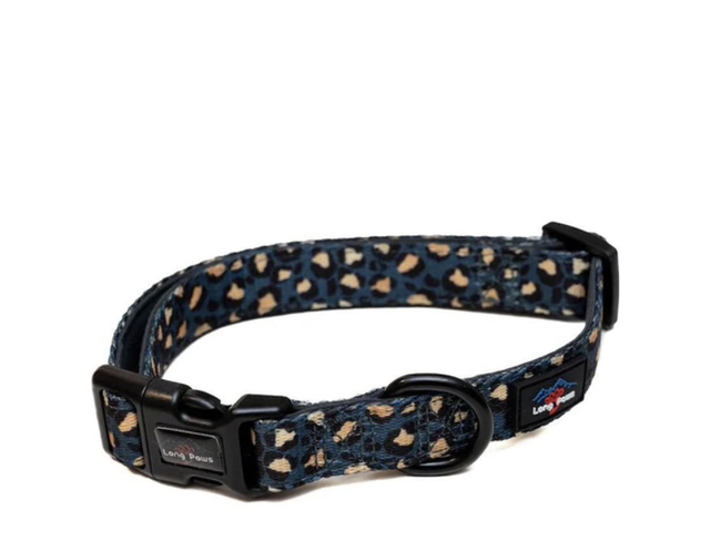 Funk The Dog Collar - Leopard Green and Gold