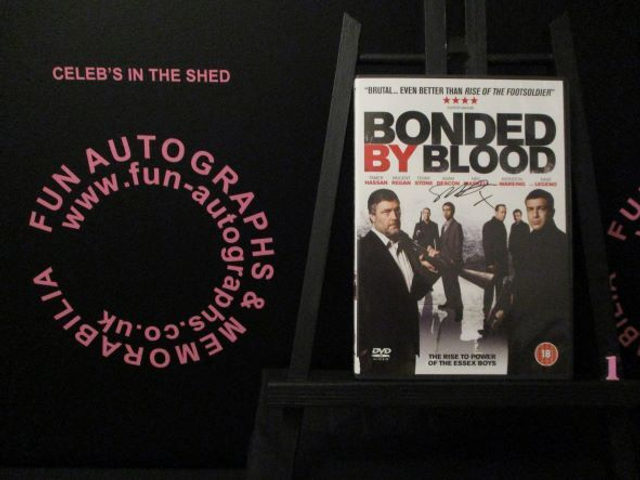 Siobhan Hewlett - 'Bonded By Blood' Authentic Autographed Dvd Cover (1)